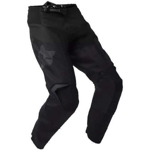 Pantalon de Motocross 180 Blackout Fox noir, de face