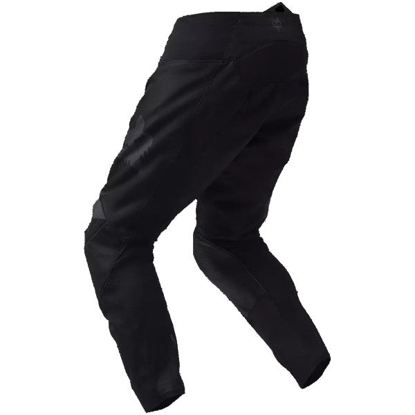 Pantalon de Motocross 180 Blackout Fox noir, de dos