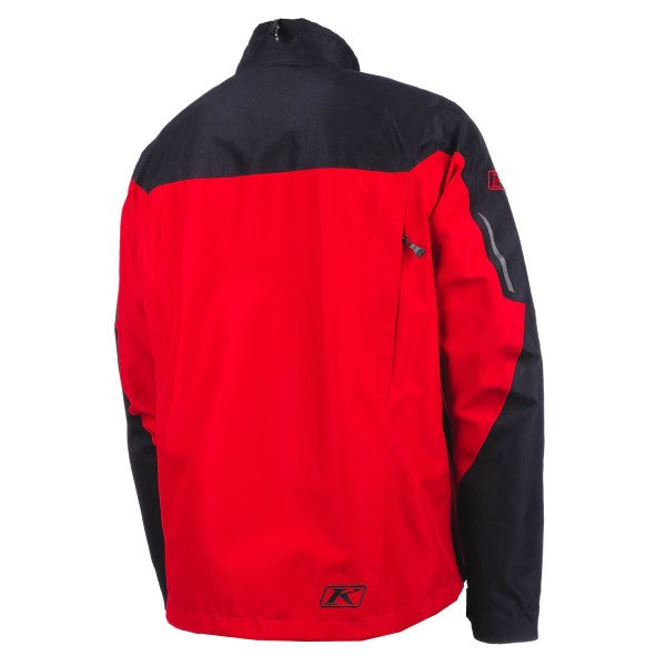 Manteau de Motoneige Tomahawk rouge noir, de dos