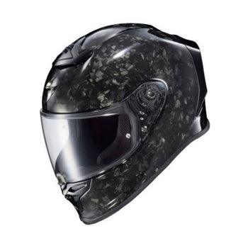 Casque Intégral de Moto EXO-R1 AIR Onyx Carbone Noir, en face