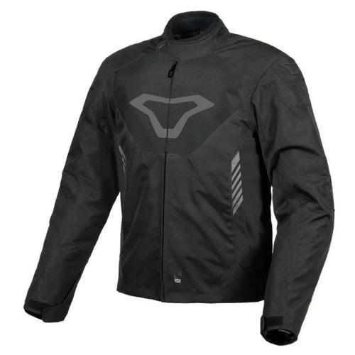 Manteau de Moto Tazar Noir, de face