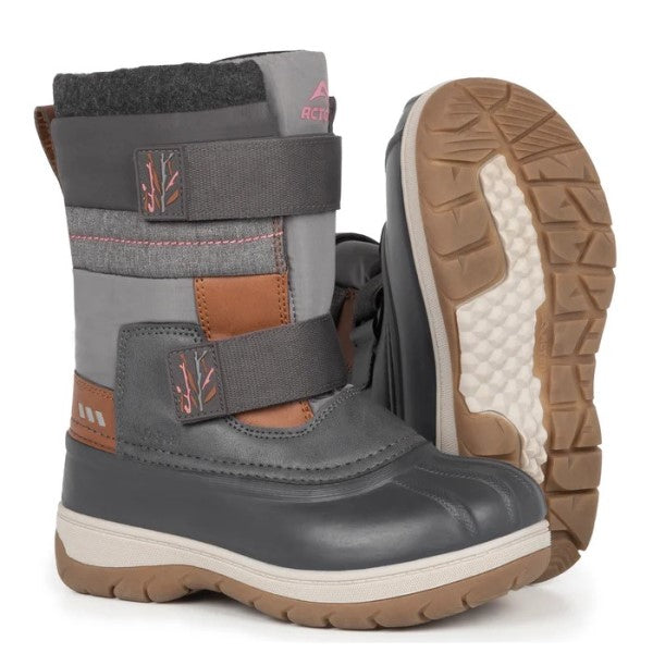 Bottes d’Hiver Taffy Junior gris rose