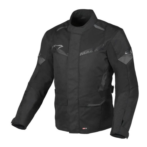 Manteau de Moto Vaulture Noir, de face