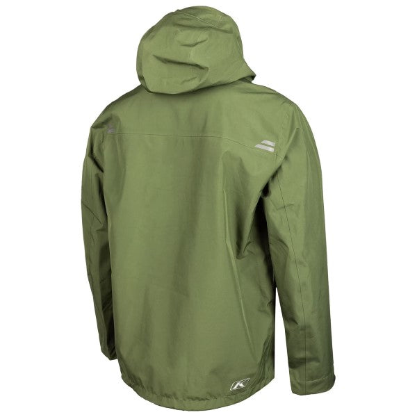 Manteau Stow Away Pro vert, de dos