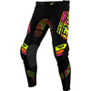 Pantalon de Motocross Podium Junior  Noir jaune, de face