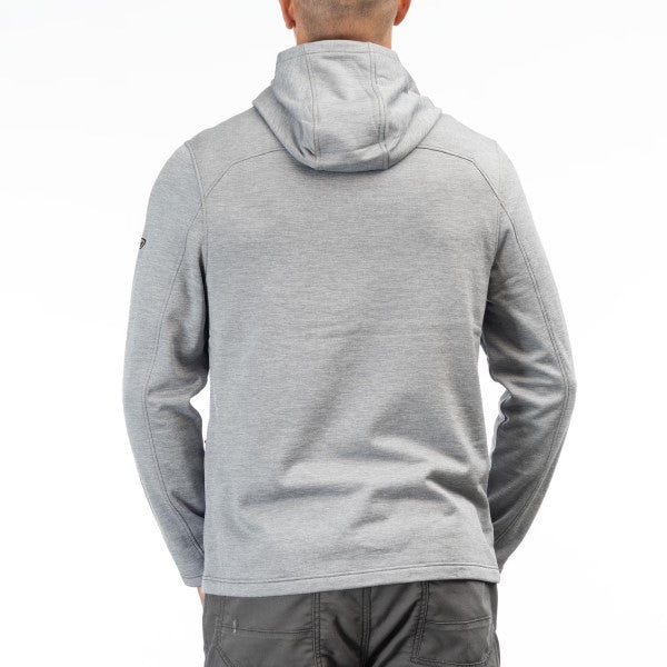 Coton Ouaté Echo Wool Fleece gris, de dos