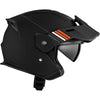 Casque Ouvert de Moto Razor X Noir Orange, côté droit