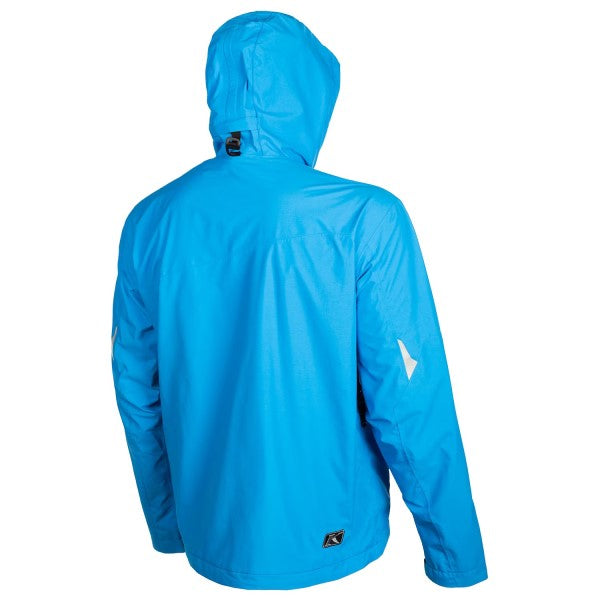 Manteau Enduro Stow Away bleu, de dos