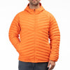 Manteau Arete Hooded orange, de face