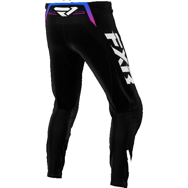 Pantalon de Motocross Clutch Junior  Noir/Rose/Bleu Derrière