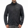 Manteau Echo Wool Fleece noir, de face