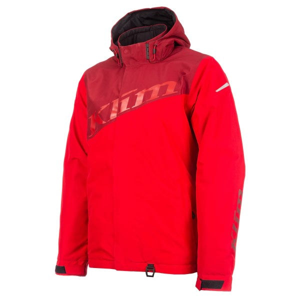 Manteau de Motoneige Instinct rouge, de face