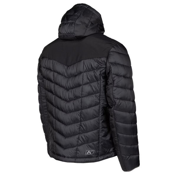 Manteau de Motoneige Torque noir, de dos