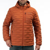 Manteau Boulder Stretch Down Hooded orange, de face