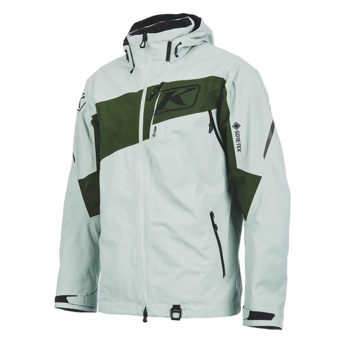 Manteau de Motoneige Storm gris vert, de face