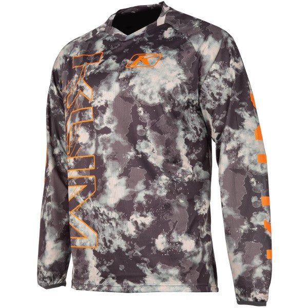 Chandail de Motocross Petrol Enduro Gris de face