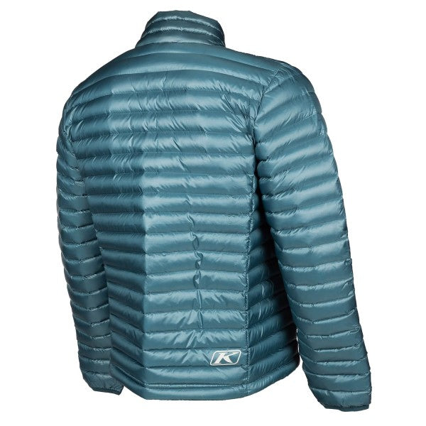 Manteau Maverick Down bleu foncé, de dos