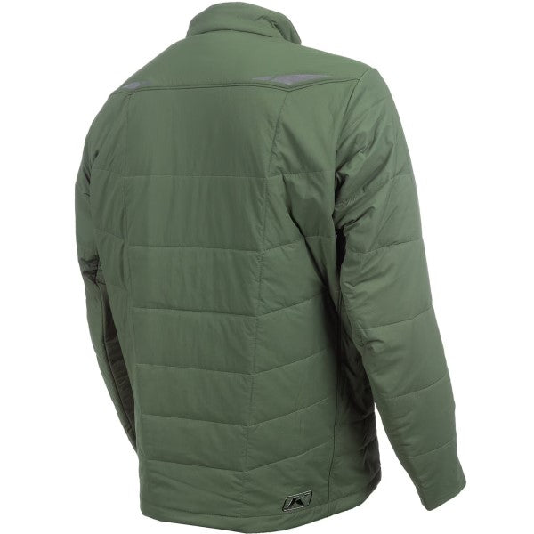 Manteau de Motoneige Override  vert, de dos