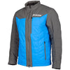 Manteau de Motoneige Override bleu, de face