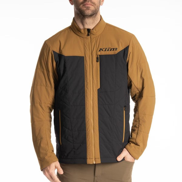 Manteau de Motoneige Override  brun, de dos