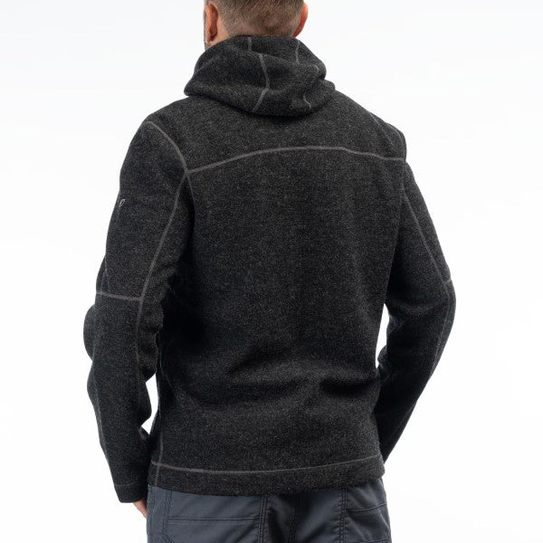 Coton ouaté Bighorn Canyon Wool noir, de dos