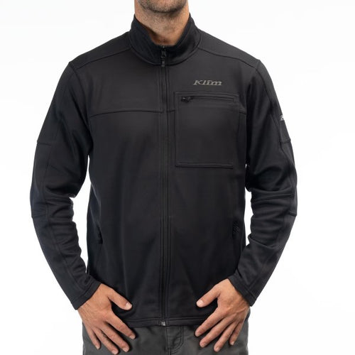 Manteau Glacier noir, de face