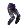 Pantalon de motocross 180 Lean Femme Noir Mauve, de face