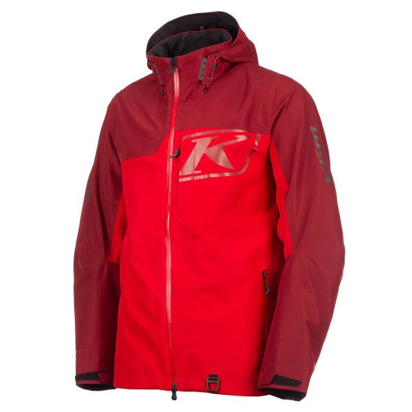 Manteau de Motoneige Powerxcross rouge, de face