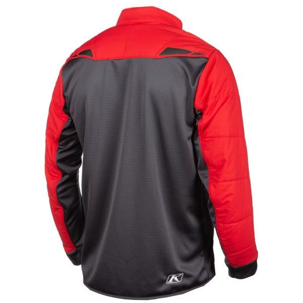 Manteau de Motoneige Override Alloy rouge, de dos