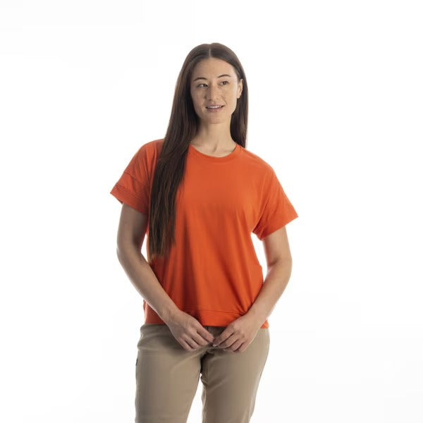 T-Shirt Sky Pond Femme Orange