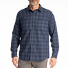 Chemise Table Rock Midweight en Flanelle Bleu, de face