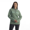 Coton Ouaté Petrol Pullover Femme vert