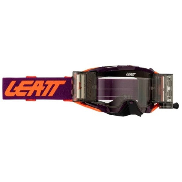 Lunette de Motocross Velocity 5.5 Roll-Off Mauve/Orange