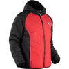 Manteau de Motoneige Phase Rouge Noir, de face