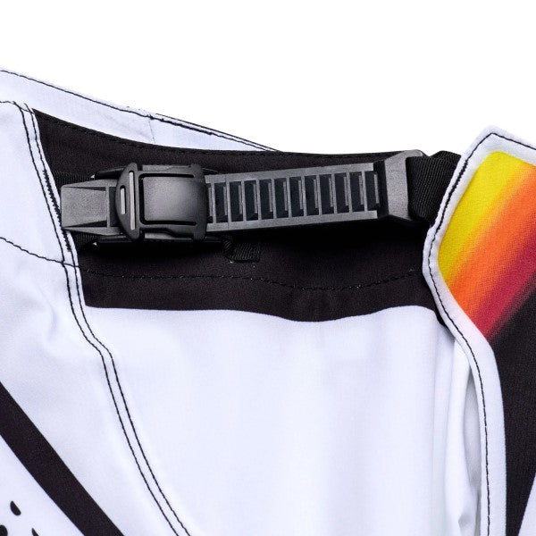 Pantalon de Motocross SE Ultra Optic Blanc, ceinture