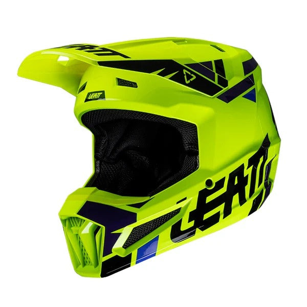Casque de Motocross 2.5 V25 Vert, côté gauche