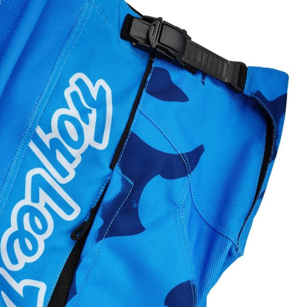 Pantalon de Motocross GP Pro Blotted Junior Bleu, Ceinture