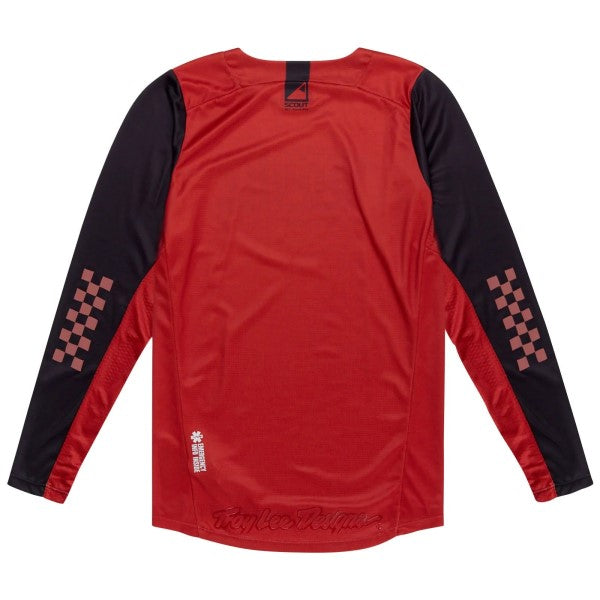 Chandail de Motocross Scout GP Big Lee Noir/Orange, Dos