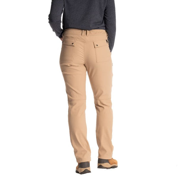 Pantalon Taylor Mountain Stretch Femme Beige, Dos