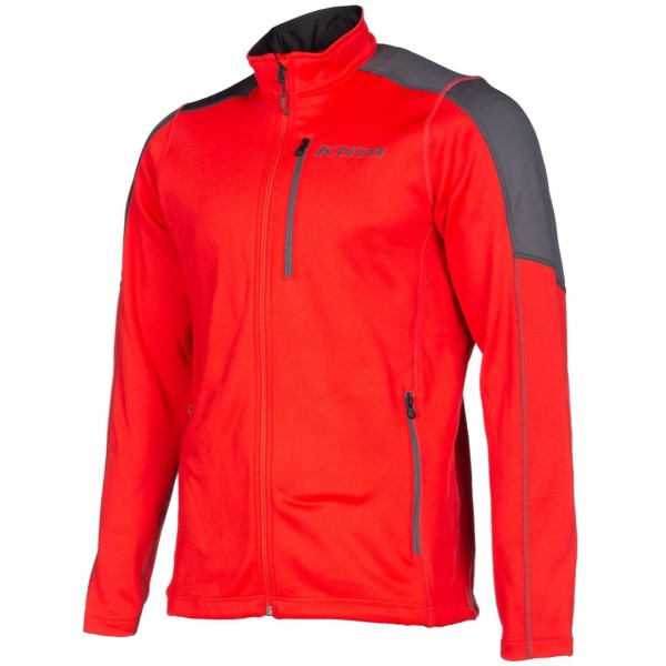 Manteau Inferno rouge, de face