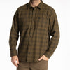 Chemise Table Rock Midweight en Flanelle Olive, de face