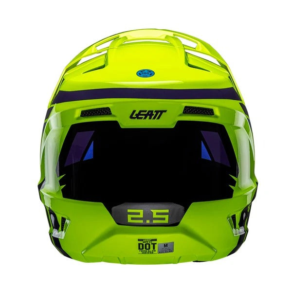 Casque de Motocross 2.5 V25 Vert, Dos