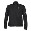 Manteau de Motocross Defend Noir, de face