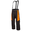 Pantalon de Motoneige Kaos Klim noir et orange