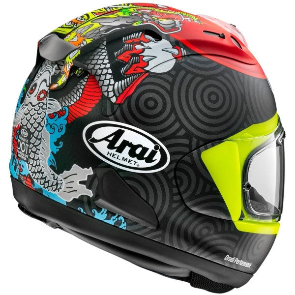 Casque Intégral de Moto Arai Corsair-X Tatsuki Arrière