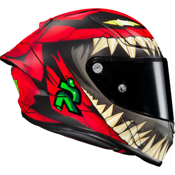 Casque Intégral de Moto RPHA 1 Toxin Marvel HJC, côté droit