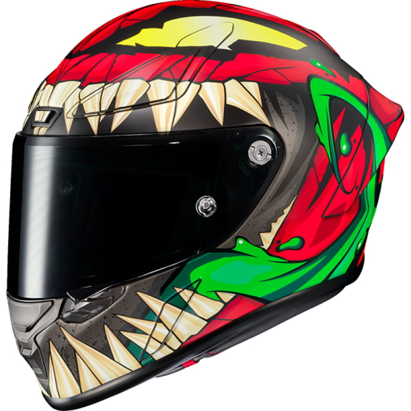 Casque Intégral de Moto RPHA 1 Toxin Marvel HJC, côté gauche