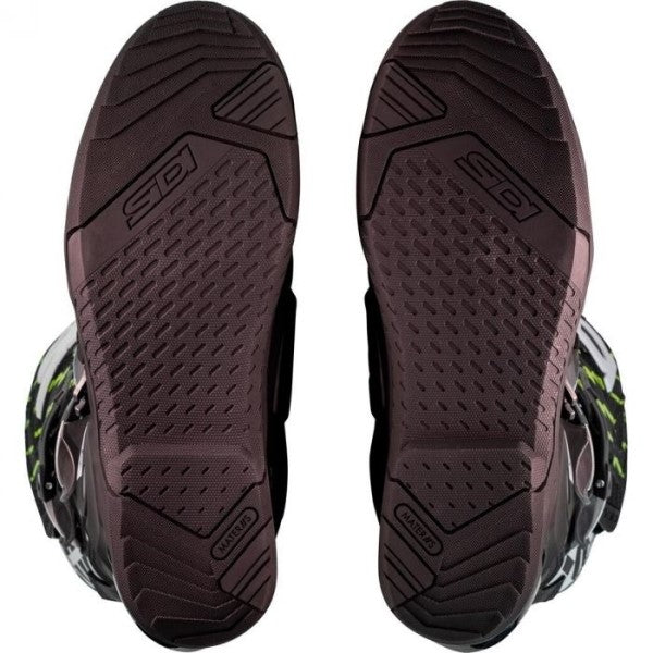 Bottes de Motocross Crossair The Arsenale TH3/Sidi noir et jaune semelles