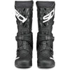 Bottes de Motocross Crossair noir en paire de face