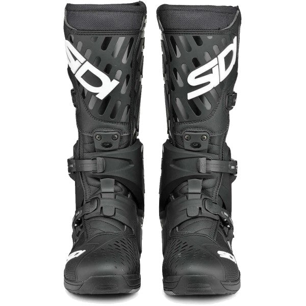Bottes de Motocross Crossair noir en paire de face